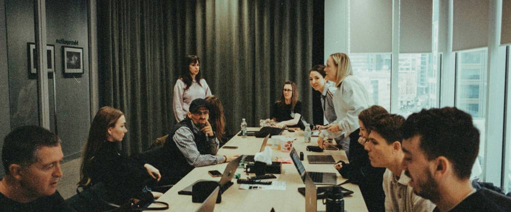 People joining a class action and legal teams working together