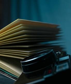 Stack of personal injury claim forms and documents